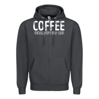 Smoke Coffee Completes Me Zipper Hoodie - Bettercallsaul