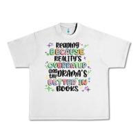 Lunar Rock reading because realitys overrated Urban Heavy Tee - MaliasSmallBusiness