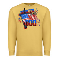 Antique Gold one nation under god Premium Sweatshirt - CowGirlArtShop