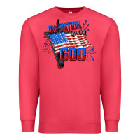 Cardinal one nation under god Premium Sweatshirt - CowGirlArtShop