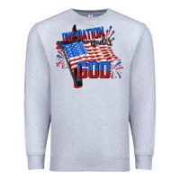 Heather Grey one nation under god Premium Sweatshirt - CowGirlArtShop