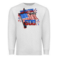 Oatmeal Heather one nation under god Premium Sweatshirt - CowGirlArtShop