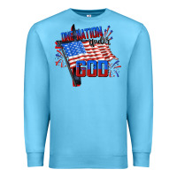 Ocean Blue one nation under god Premium Sweatshirt - CowGirlArtShop
