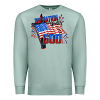 Seafoam one nation under god Premium Sweatshirt - CowGirlArtShop