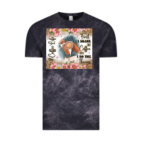 Cloud Black first i drink the coffee then i do the things Vintage Tee - JahusDesignShop
