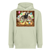 Matcha cow and chick easter Heavyweight Hoodie - TumblerDesignByShophia
