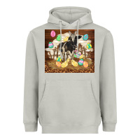 Moon Dust cow and chick easter Heavyweight Hoodie - TumblerDesignByShophia