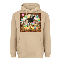 Mushroom cow and chick easter Heavyweight Hoodie - TumblerDesignByShophia