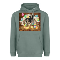 Sage cow and chick easter Heavyweight Hoodie - TumblerDesignByShophia