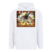 White cow and chick easter Heavyweight Hoodie - TumblerDesignByShophia