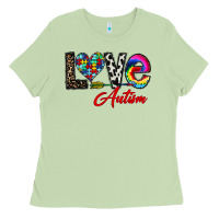 Matcha love autism Ladies Tee - CowhideDigitalArt