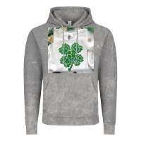Cloud Rock shamrock patterned clothing Vintage Hoodie - MaliasSmallBusiness