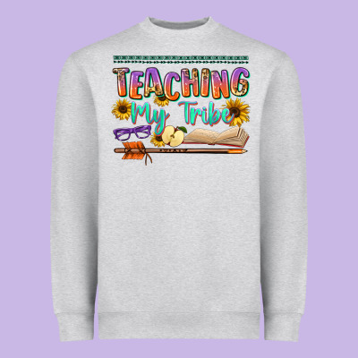 Teaching My Tribe Heavyweight Sweatshirt Designed By Nancycooperartshop