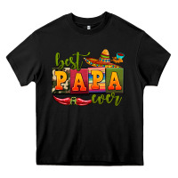 Black best papa ever Heavy Core Tee - AdoDesignShop