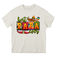 Cream best papa ever Heavy Core Tee - AdoDesignShop
