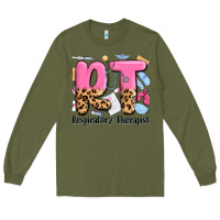 Army Green respiratory therapist Long Sleeve Tee - MaliasSmallBusiness