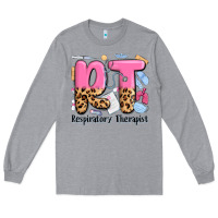 Heather Grey respiratory therapist Long Sleeve Tee - MaliasSmallBusiness