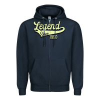 Navy Legend Since 1966 Zipper Hoodie - Bettercallsaul