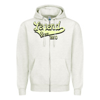 Oatmeal Heather Legend Since 1966 Zipper Hoodie - Bettercallsaul