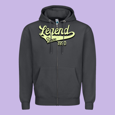 Legend Since 1966 Zipper Hoodie Designed By Bettercallsaul