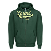 Sports Green Legend Since 1966 Zipper Hoodie - Bettercallsaul