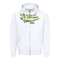 White Legend Since 1966 Zipper Hoodie - Bettercallsaul