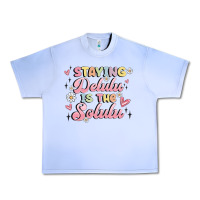 Grape Ice staying delulu is the solulu Urban Heavy Tee - MaliasSmallBusiness