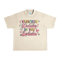 Sandshell staying delulu is the solulu Urban Heavy Tee - MaliasSmallBusiness