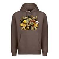 Coffee livin that sports mom life Premium Hoodie - CowGirlArtShop