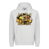 Dove Grey livin that sports mom life Premium Hoodie - CowGirlArtShop