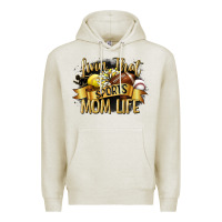 Oatmeal Heather livin that sports mom life Premium Hoodie - CowGirlArtShop