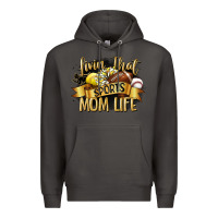 Smoke livin that sports mom life Premium Hoodie - CowGirlArtShop