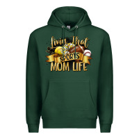 Sports Green livin that sports mom life Premium Hoodie - CowGirlArtShop