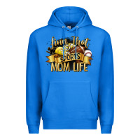 True Royal livin that sports mom life Premium Hoodie - CowGirlArtShop