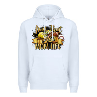 White livin that sports mom life Premium Hoodie - CowGirlArtShop