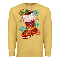 Antique Gold christmas Premium Sweatshirt - CowGirlArtShop