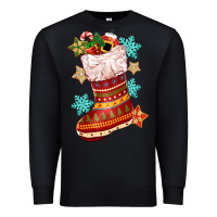 Black christmas Premium Sweatshirt - CowGirlArtShop