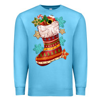Ocean Blue christmas Premium Sweatshirt - CowGirlArtShop