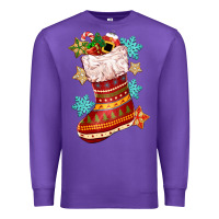 Purple christmas Premium Sweatshirt - CowGirlArtShop