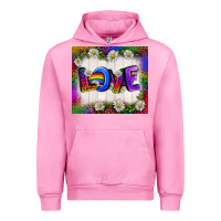 Fuchsia Pink Western Love LGBTQ Tumbler Urban Hoodie - BundleAndBundleShop