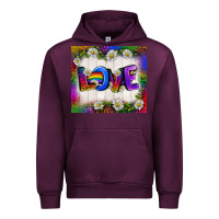 Mauve Wine Western Love LGBTQ Tumbler Urban Hoodie - BundleAndBundleShop