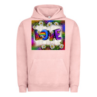 Pigment Salmon Western Love LGBTQ Tumbler Urban Hoodie - BundleAndBundleShop