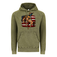 Vintage Olive Bucking Bronco Vintage Hoodie - Jasminsmagicworld