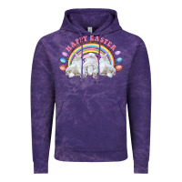 Cloud Purple Happy easter bunny tails Vintage Hoodie - RanaPortraitStore