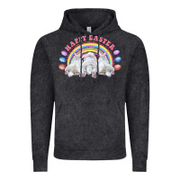 Vintage Black Happy easter bunny tails Vintage Hoodie - RanaPortraitStore