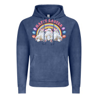 Happy Easter Bunny Tails Vintage Hoodie | Teevron