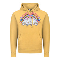 Vintage Mustard Happy easter bunny tails Vintage Hoodie - RanaPortraitStore
