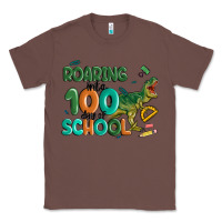Chestnut roaring into 100 day of school Classic Tee - MaliasSmallBusiness