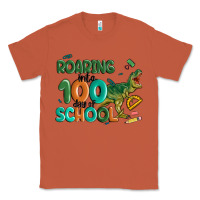 Copper roaring into 100 day of school Classic Tee - MaliasSmallBusiness