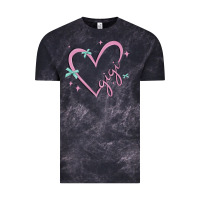 Cloud Black gigi with heart and ribbons Vintage Tee - MaliasSmallBusiness